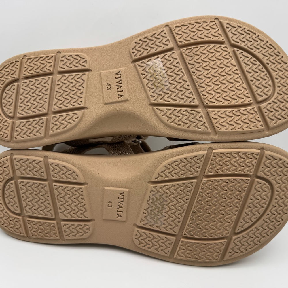 Vivaia Kiara Sport Wedge Platform Sandals Golden Almond Women's EU 43 / US 11 - Picture 7 of 8
